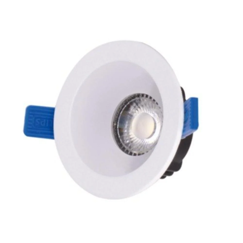 12W Duradeco Recessed COB White_White